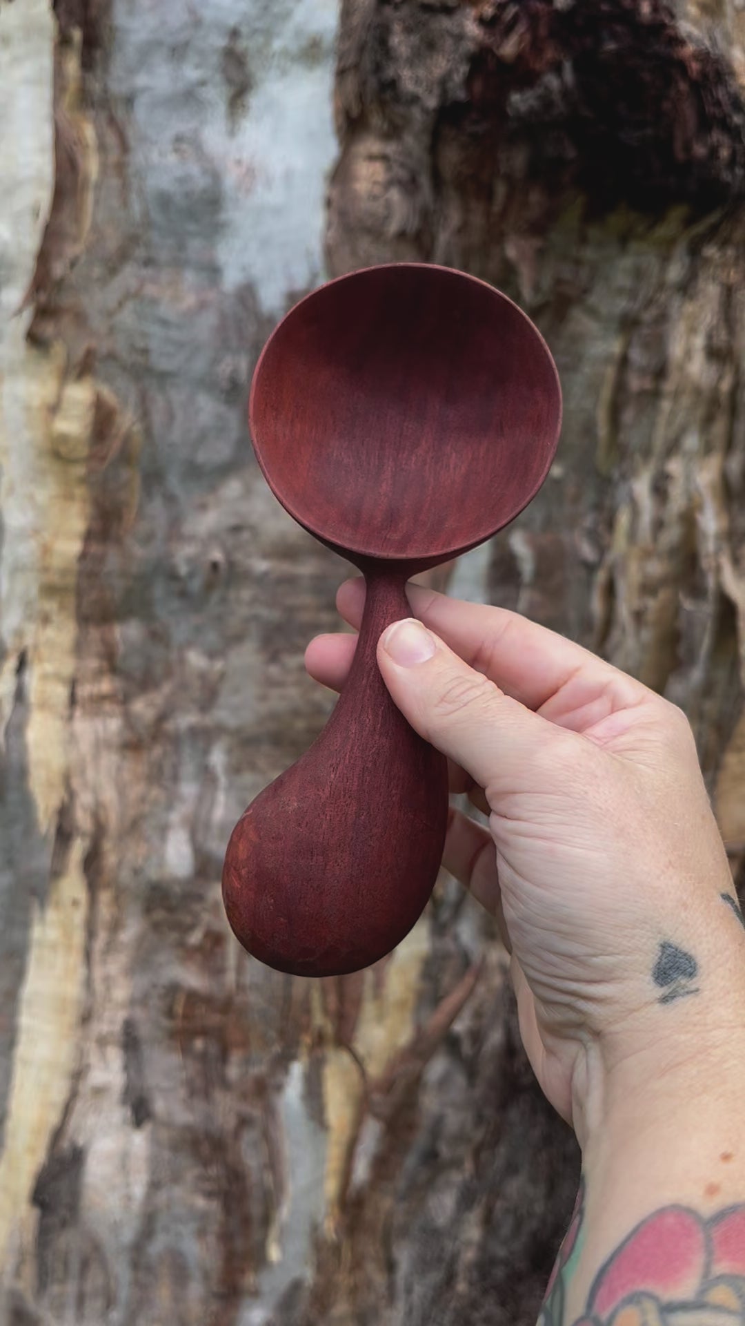 Rose Mahogany Dry Goods Scoop